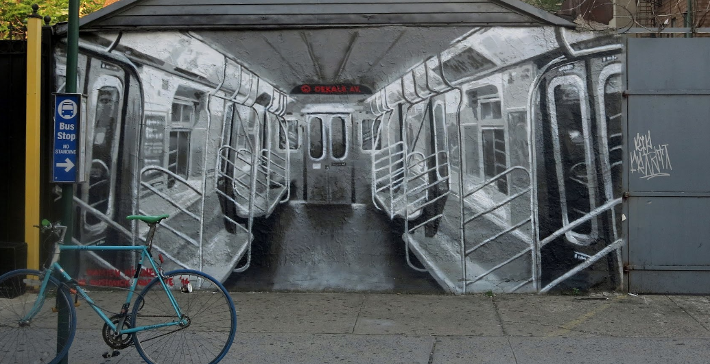 Wall art in Bushwick, Brooklyn, NY Source